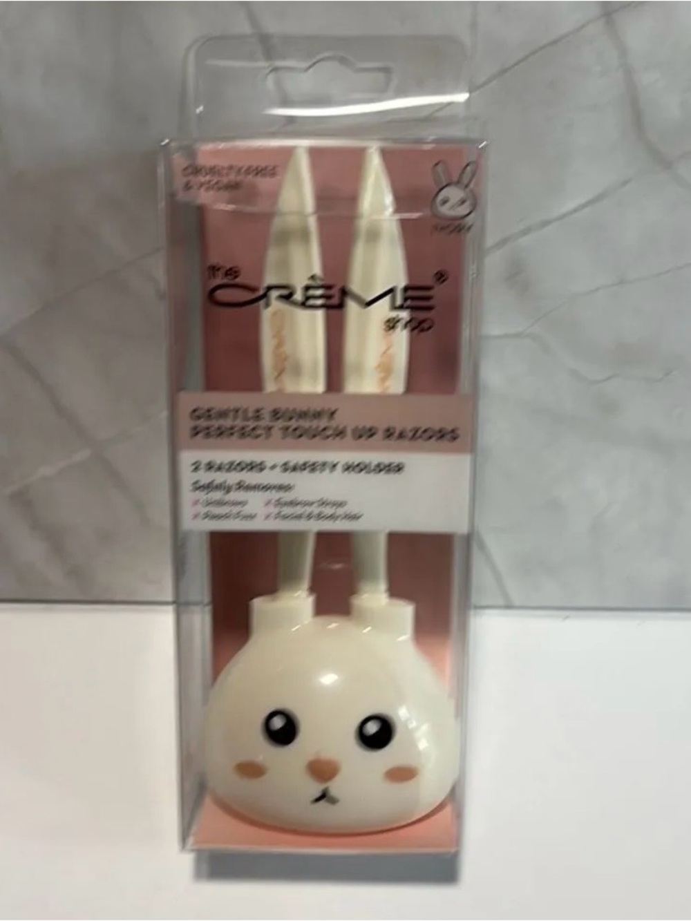 The Crème Club Gentle Bunny Safety Razors — Cream